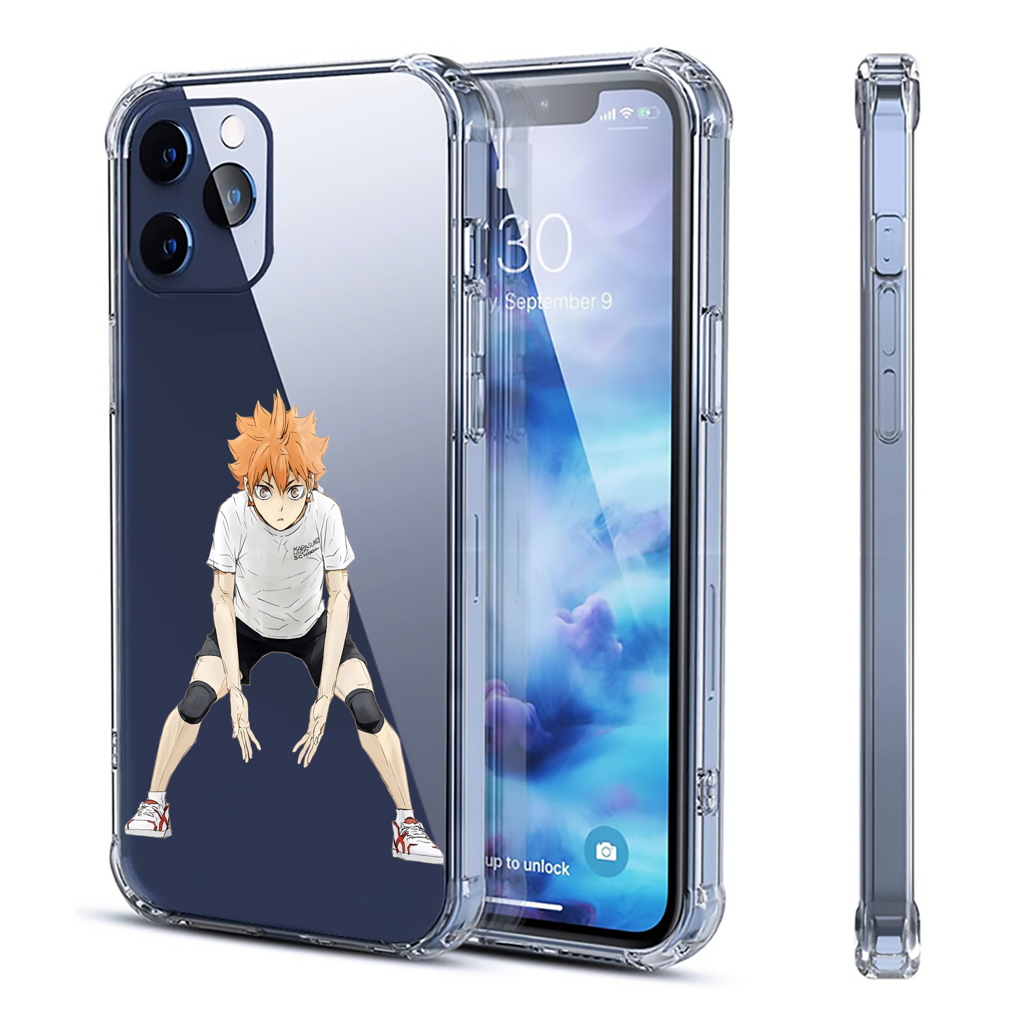 （画像用） ハイキュー!! Haikyu!! 【iPhone 12シリーズ対応】透明スマホケース（クリアソフトケース）